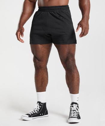 Pánské Šortky Gymshark Power 5" Černé | CZ 2824MQZ